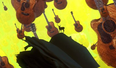 soyut müzik yaratıcı arka plan