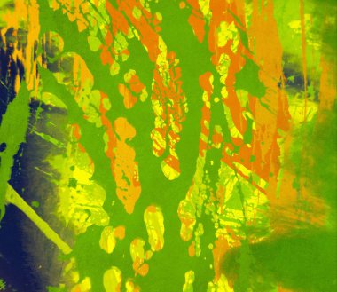 Arkaplanda soyut renkli lekeler