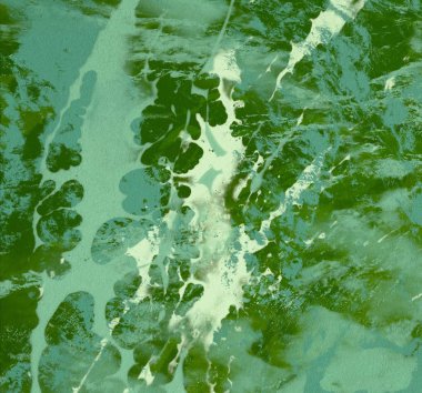 Metin için yeri olan boya lekeleriyle soyut arkaplan