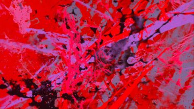 Metin için yeri olan boya lekeleriyle soyut arkaplan