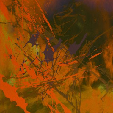 Metin için yeri olan boya lekeleriyle soyut arkaplan