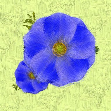 Çiçeklerle soyut arkaplan