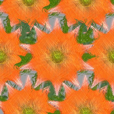 tropikal suluboya dikişsiz desen