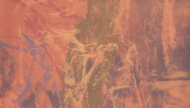 metin için alan ile arka planda soyut renkli lekeler