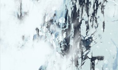 metin için alan ile arka planda soyut renkli lekeler 