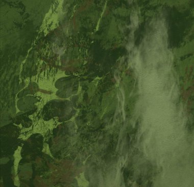 Arkaplanda soyut renkli lekeler