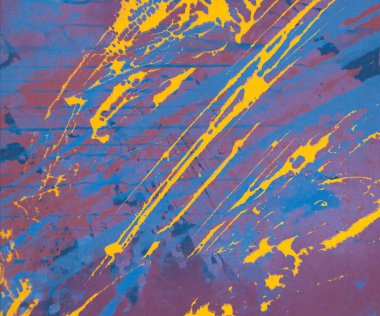 metin için alan ile arka planda soyut renkli lekeler