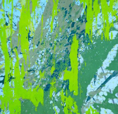 Metin için yeri olan boya lekeleriyle soyut arkaplan