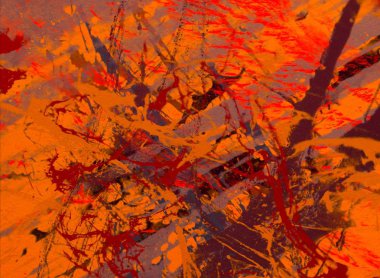 Arkaplanda soyut renkli lekeler