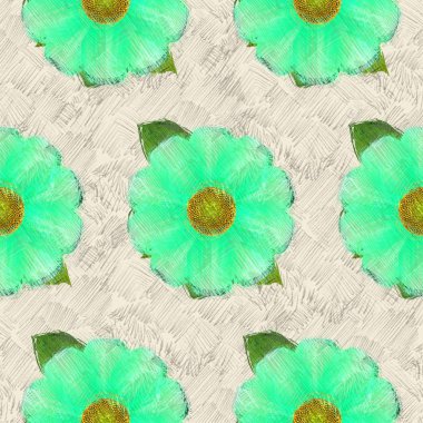 Renkli çiçek doku arka plan 