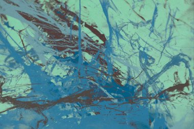 metin için alan ile arka planda soyut renkli lekeler