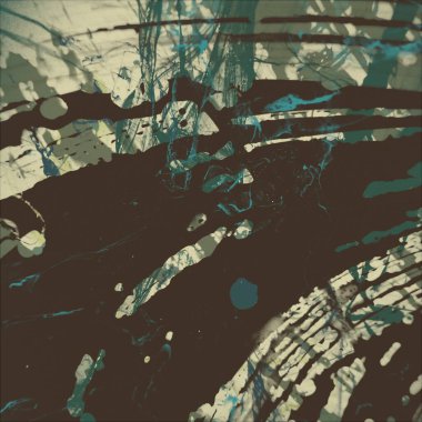 metin için alan ile arka planda soyut renkli lekeler