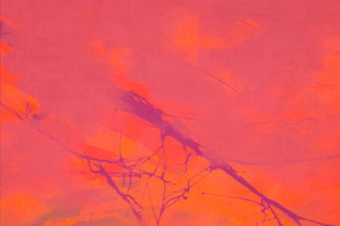 Metin için yeri olan boya lekeleriyle soyut arkaplan