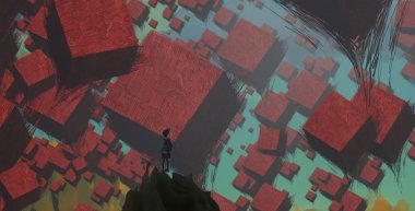 soyut yaratıcı sanat arka plan