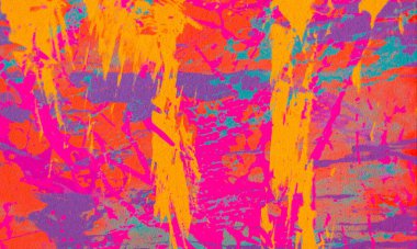 Metin için yeri olan boya lekeleriyle soyut arkaplan