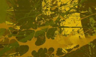 Metin için yeri olan boya lekeleriyle soyut arkaplan