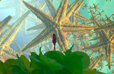 Soyut renkli arka plan, hayal gücü kavramı insan silueti.