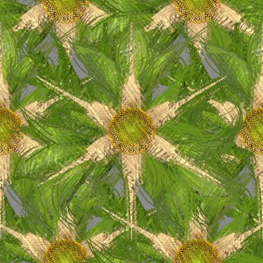 Arka planda çiçekler olan kusursuz desen