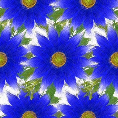 Çiçeklerle soyut arkaplan