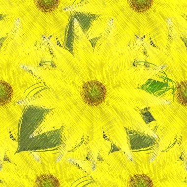 Arka planda çiçekler olan kusursuz desen