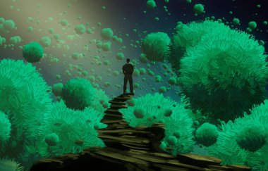 metin için alanı olan soyut kavramsal yaratıcı arkaplan 