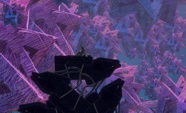 Karanlık arka planda güzel çiçekler