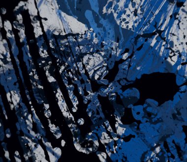 Metin için yeri olan boya lekeleriyle soyut arkaplan  