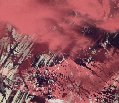 Metin için yeri olan boya lekeleriyle soyut arkaplan