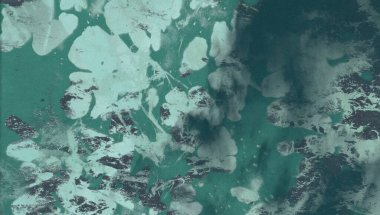 Metin için yeri olan boya lekeleriyle soyut arkaplan