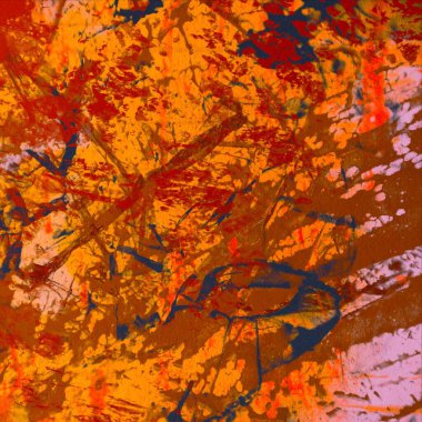 Arkaplanda soyut renkli lekeler