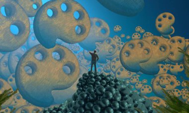 mavi ve beyaz arkaplan