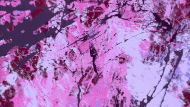 Metin için yeri olan boya lekeleriyle soyut arkaplan