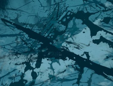 Metin için yeri olan boya lekeleriyle soyut arkaplan   