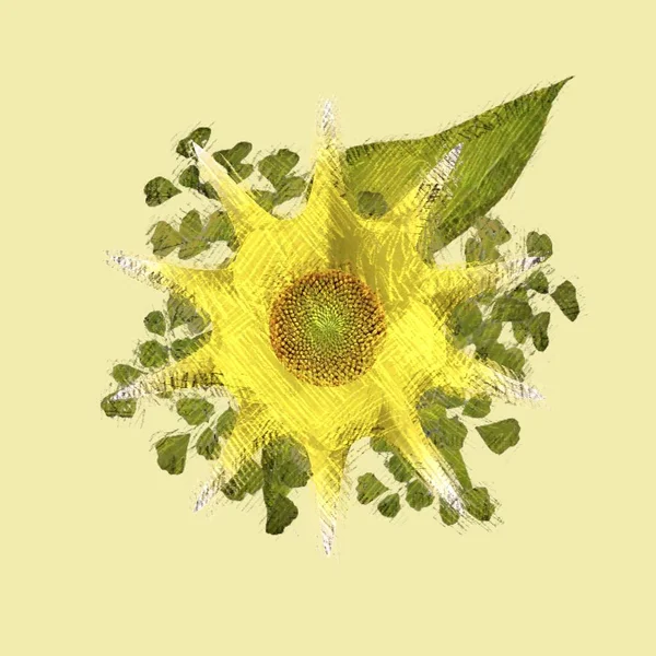 Eskipli arka planda dağınık grungy çiçek