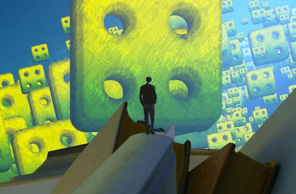 mavi arka planlı bir evin kompozit görüntüsü