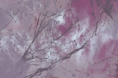 Arkaplanda soyut renkli lekeler