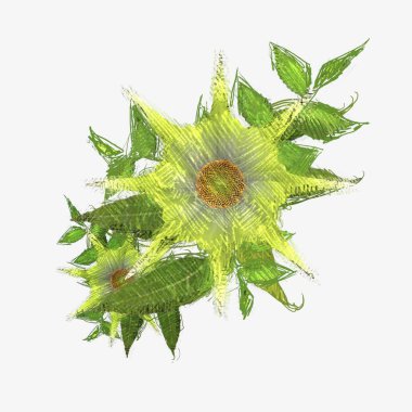 Beyaz arkaplanda izole edilmiş noel ağacı