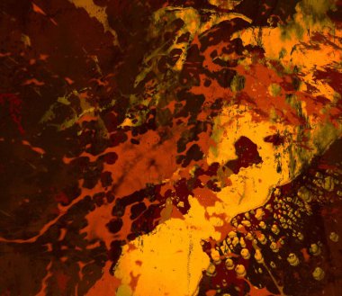 Arkaplanda soyut renkli lekeler