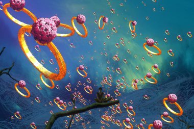 soyut renkli arkaplan, alanı kopyala