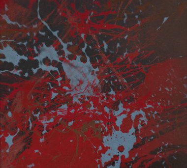 Metin için yeri olan boya lekeleriyle soyut arkaplan      