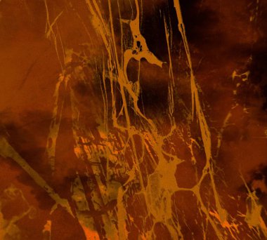 metin için alan ile arka planda soyut renkli lekeler