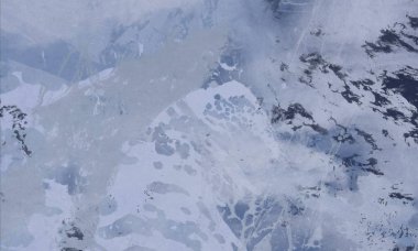 Metin için yeri olan boya lekeleriyle soyut arkaplan