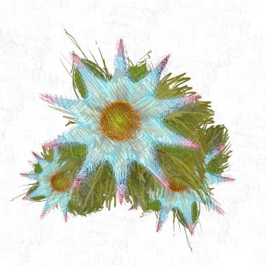 Beyaz arkaplanda Noel ağacı