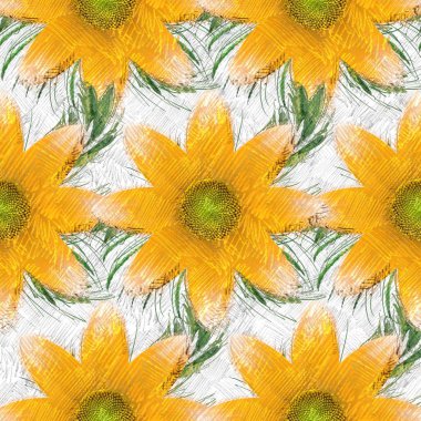 Çiçeklerle soyut arkaplan