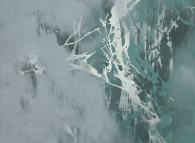 Metin için yeri olan boya lekeleriyle soyut arkaplan