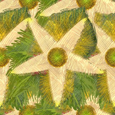 Arka planda çiçekler olan kusursuz desen