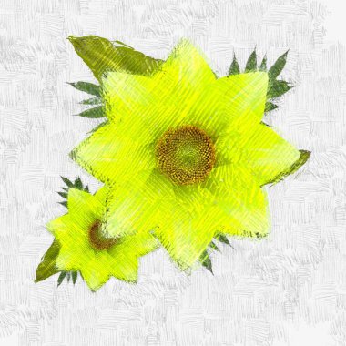 Renkli çiçek doku arka plan 