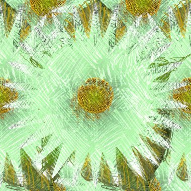 Çiçeklerle kusursuz desen