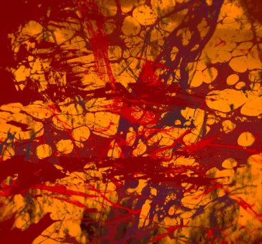 Arkaplanda soyut renkli lekeler