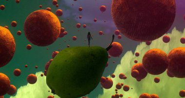 metin için alanı olan soyut kavramsal yaratıcı arkaplan 